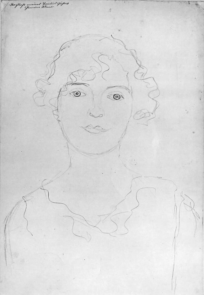 Portrait d'une femme Gustav Klimt