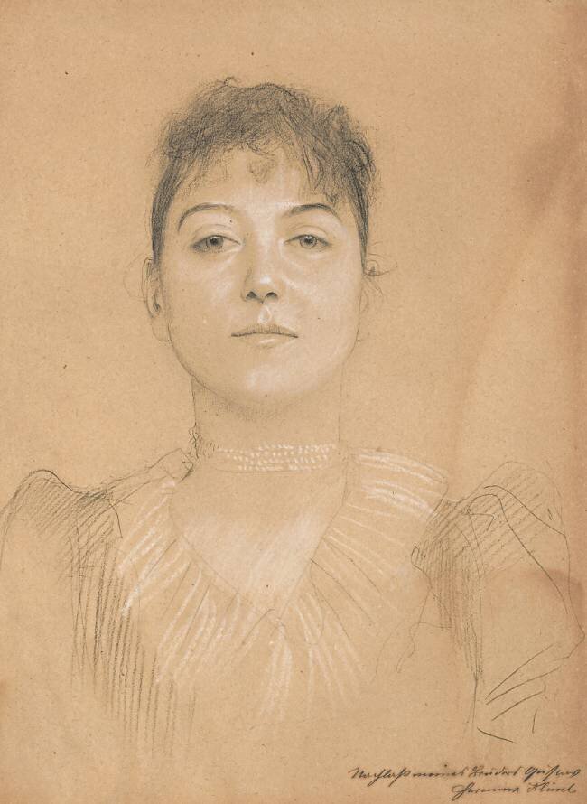 Portrait d'une femme Gustav Klimt