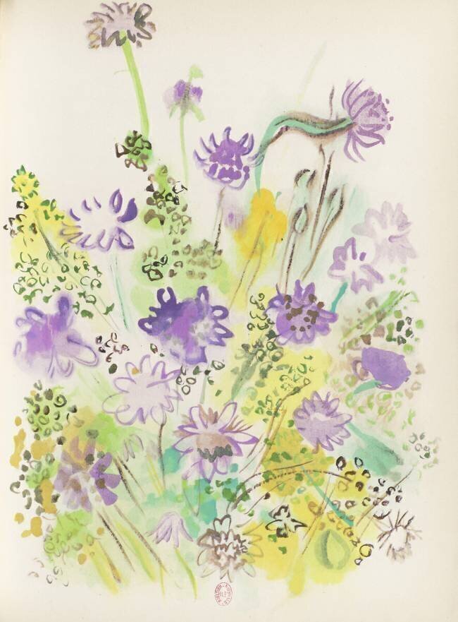 Pour un herbier, Colette Raoul Dufy
