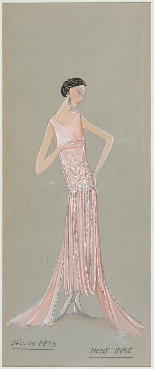 Projet de costume féminin : Mont-Rose Jeanne Lanvin