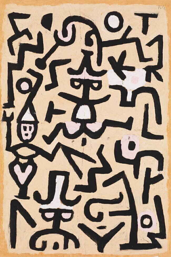 Prospectus des comédiens Paul Klee