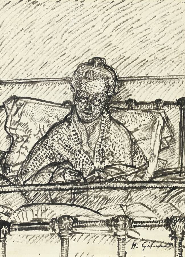 Rédaction de lettres Harold Gilman