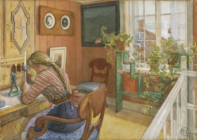 Rédaction de lettres Carl Larsson