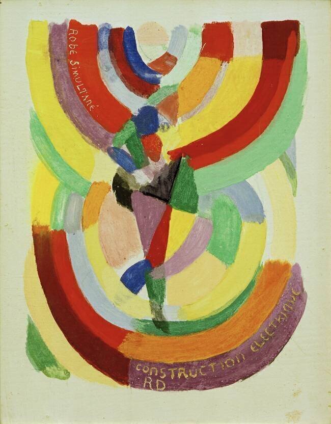 Robe simultanée Robert Delaunay