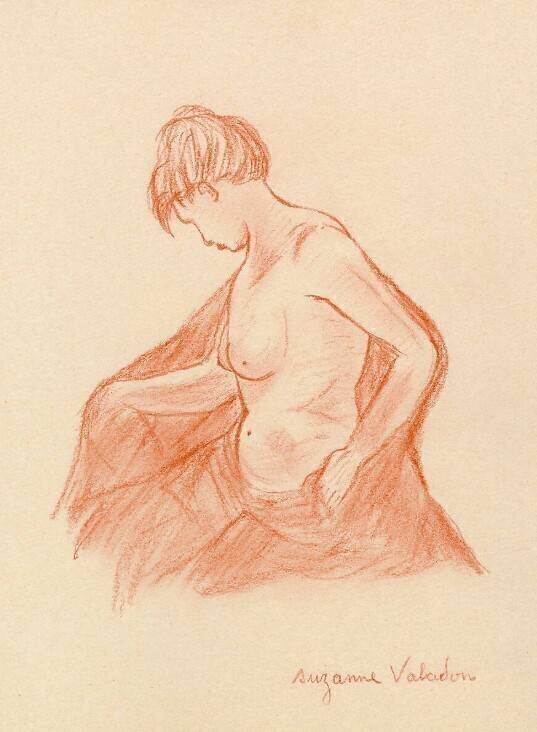 Sans titre, nu féminin Suzanne Valadon (d'après)