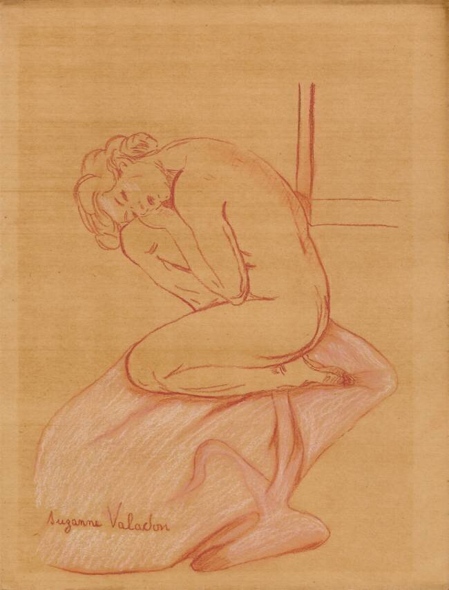 Sans titre, nu feminin Suzanne Valadon (d'après)