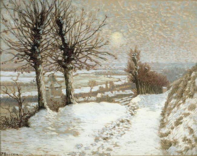 Soleil et neige Joseph-Félix Bouchor