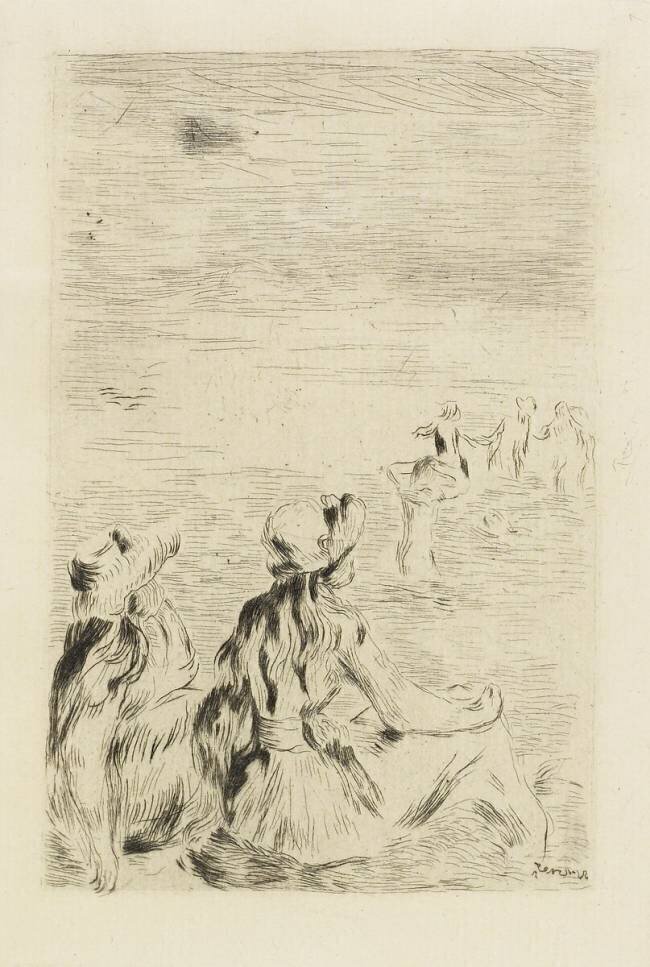 Sur la plage Auguste Renoir