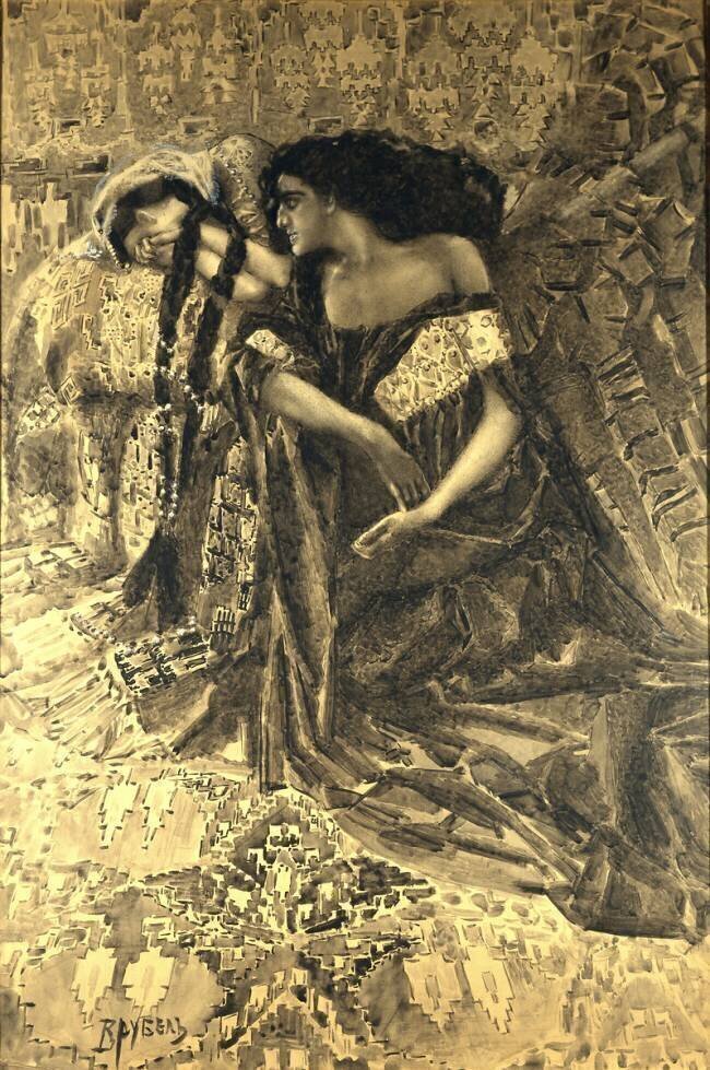 Tamara et le démon Mikhail Aleksandrovich Vrubel