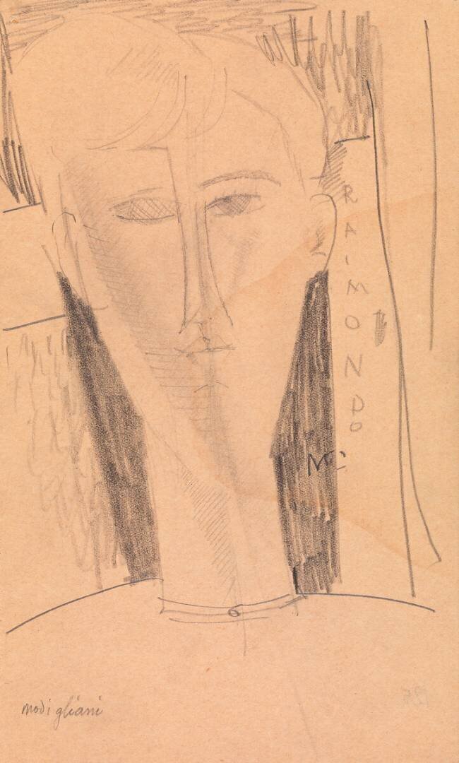 Tête - Raimondo Amedeo Modigliani