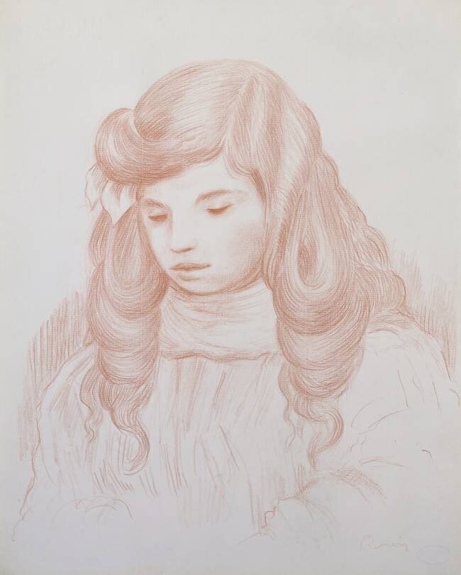 Tête d'enfant Auguste Renoir