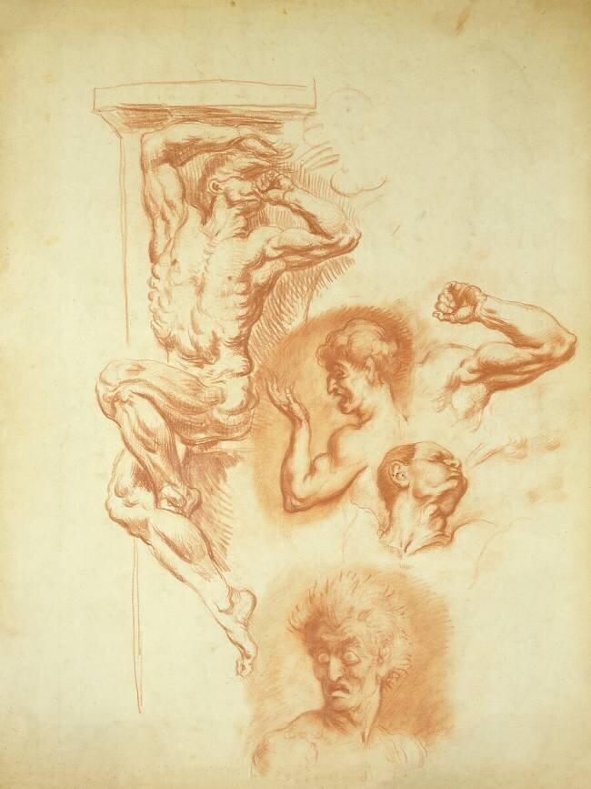 Tête d'un homme Louis Anquetin
