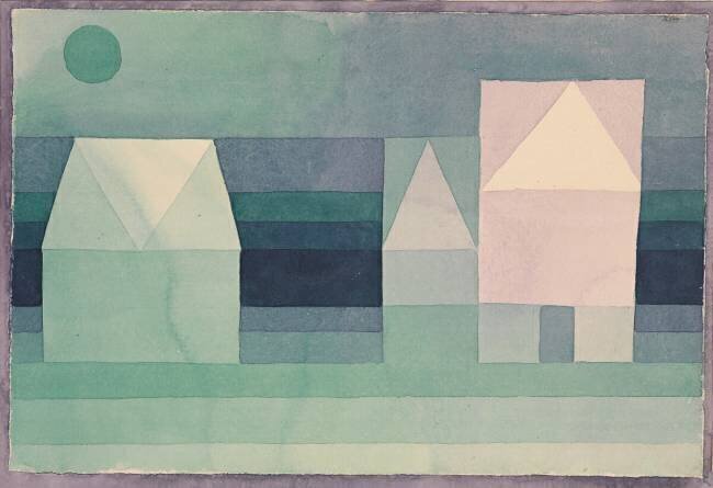 Trois maisons Paul Klee