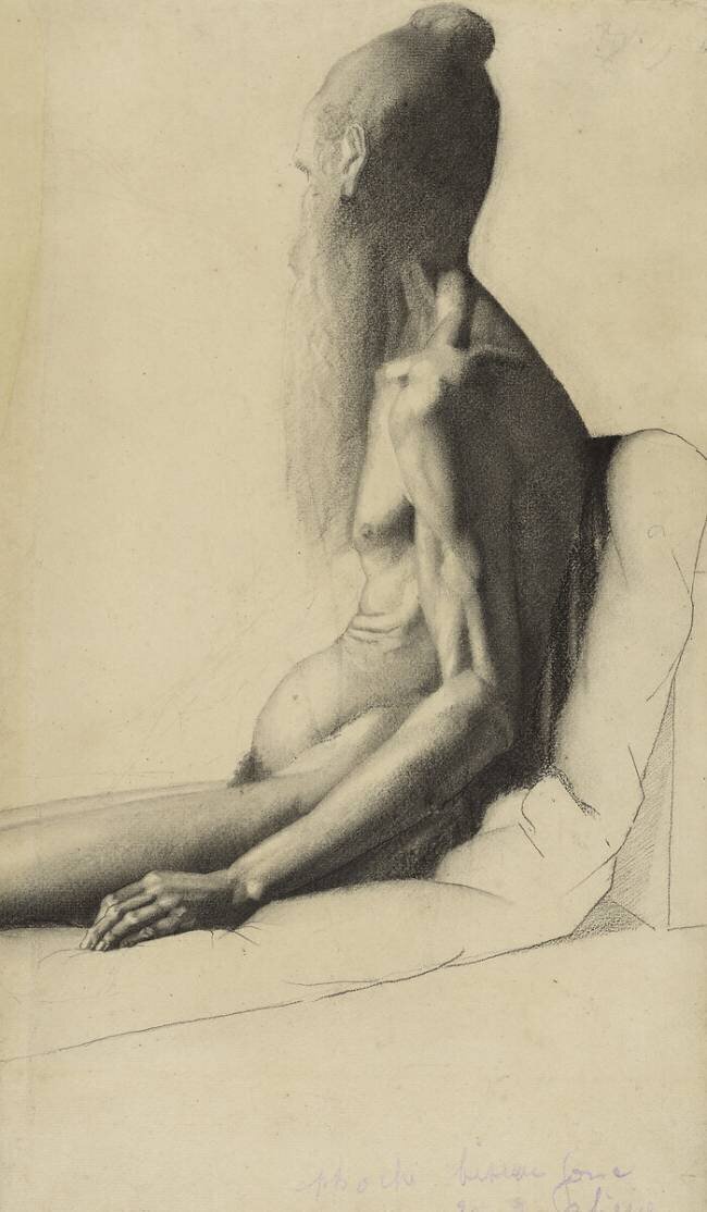 Un homme indien Georges Seurat