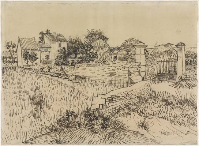 Une ferme en Provence Vincent van Gogh