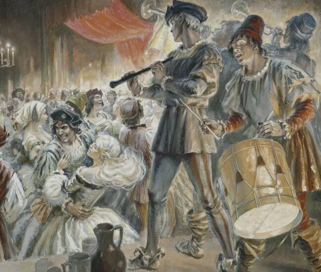 Une joyeuse danse Knut Axel Hansen
