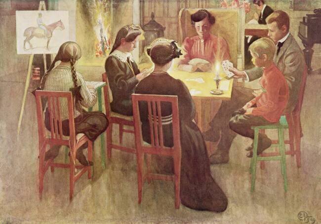 Vacances de Noël Carl Larsson