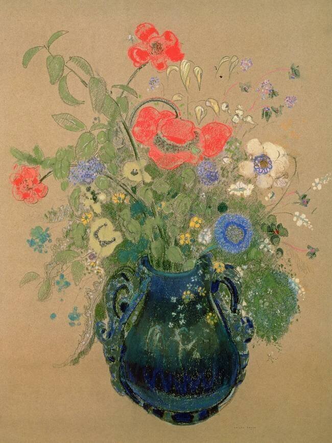 Vase de Fleurs Odilon Redon