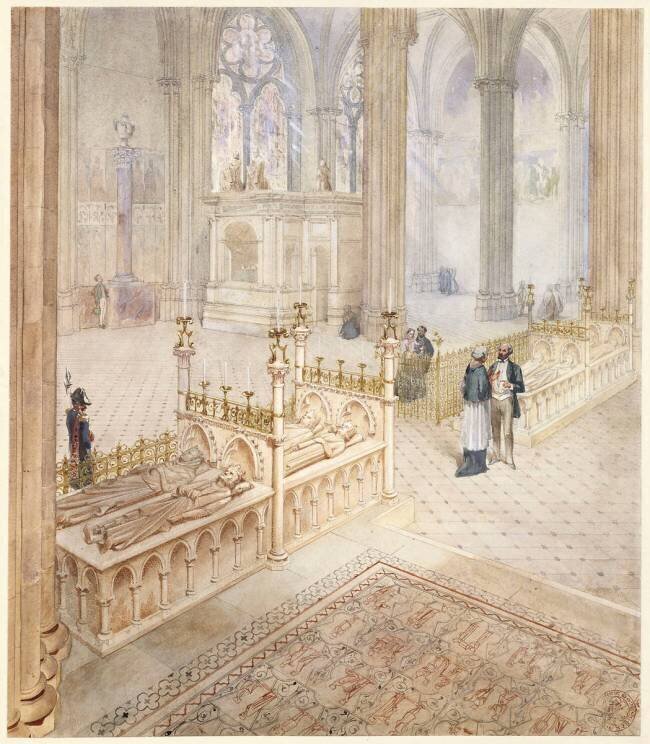 Viollet-Le-Duc par lui-même à l'abbaye de Saint-Denis Eugène Viollet-Le-Duc
