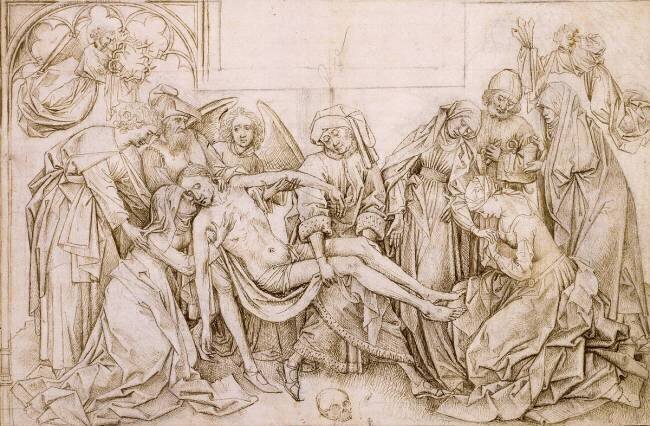 Le Christ porté au tombeau Rogier van der Weyden