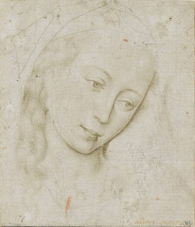 Tête de vierge Rogier van der Weyden