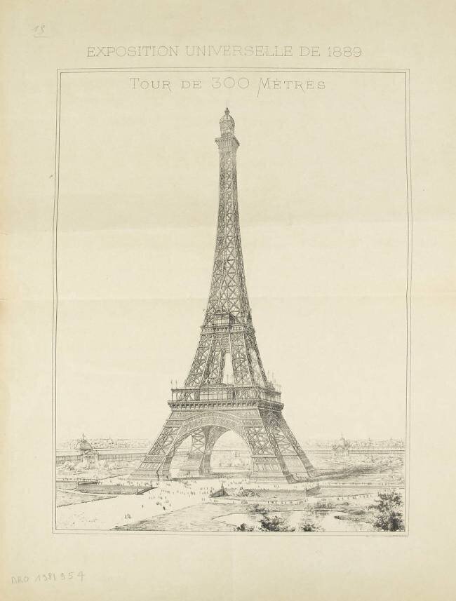 Exposition Universelle de 1889 : La Tour de 300 mètres anonyme
