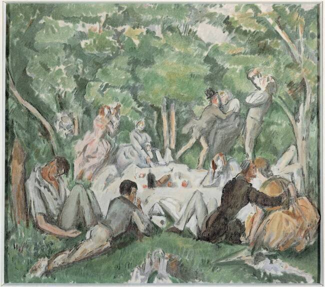 Le déjeuner sur l'herbe, d'après Paul Cézanne Auguste Clot