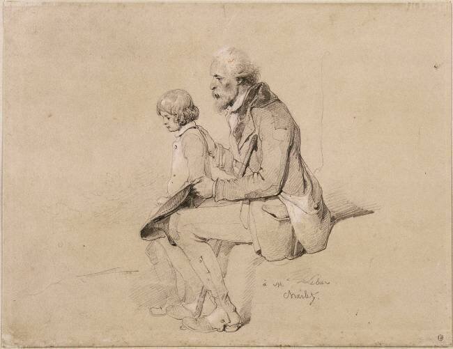 Le demi solde et l'enfant Nicolas-Toussaint Charlet