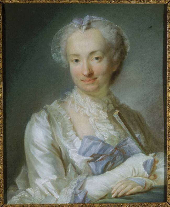 Portrait de madame Tourolle Jean-Baptiste Perronneau