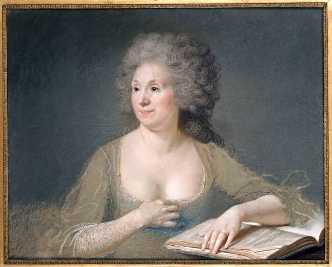 Portrait de Mme Boze, née Françoise, madame Clétier, épouse de l'artiste Joseph Boze