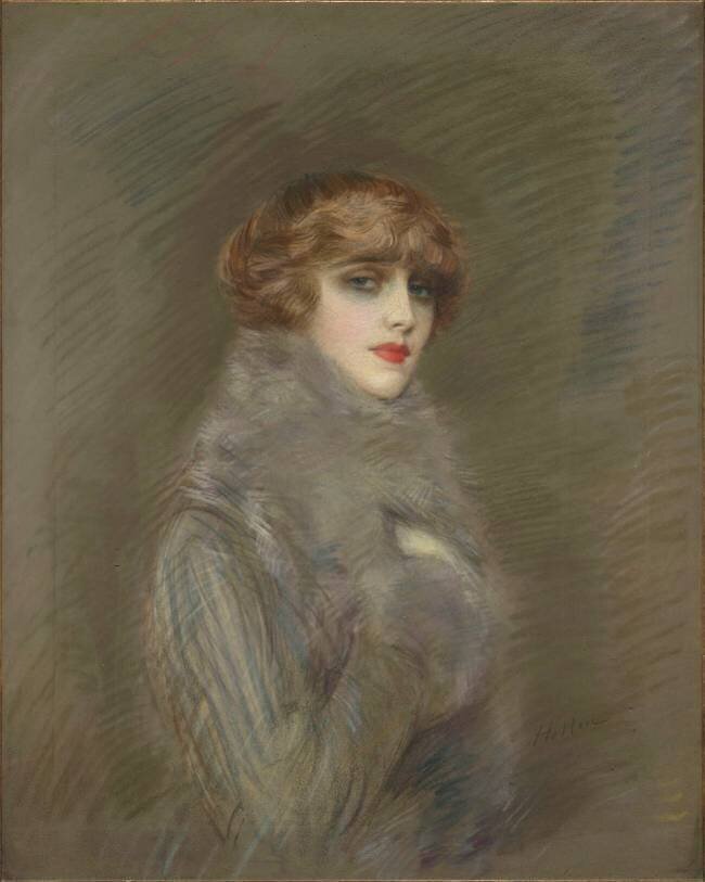 Portrait de Mme Ryan, née Arlette Warrain Paul César Helleu