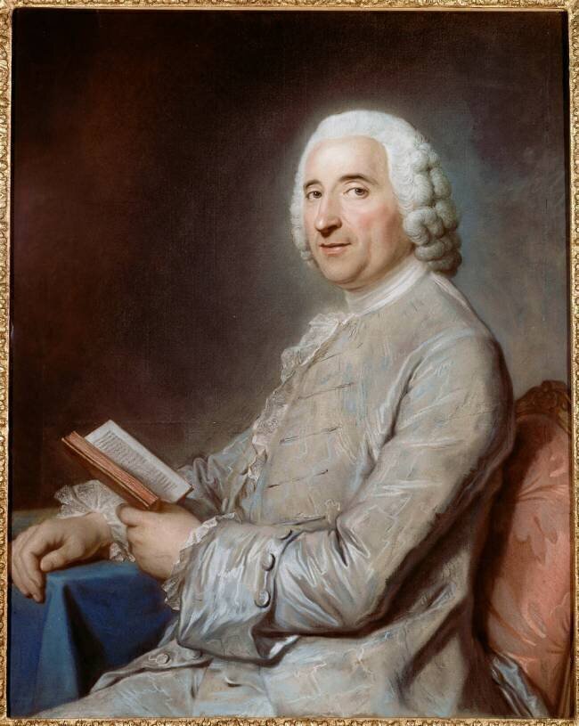 Portrait de Monsieur de Rozeville, assis sur une chaise Quentin de La Tour