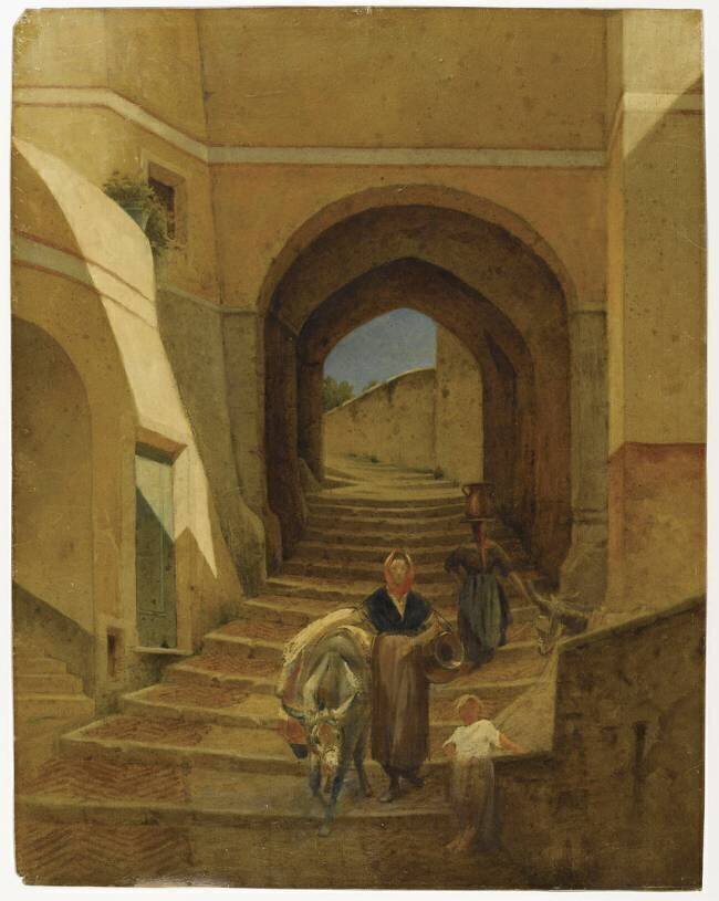 Ruelle à Roquebrune Pierre François Eugène Giraud
