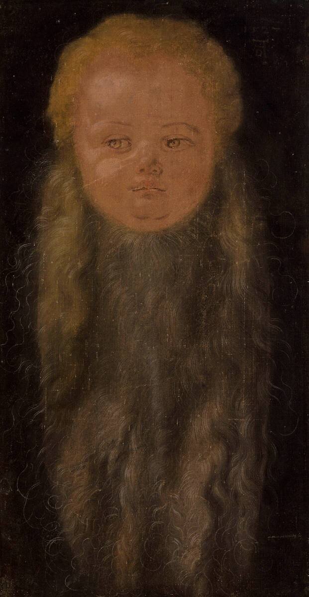 Tête d'enfant barbu Albrecht Dürer