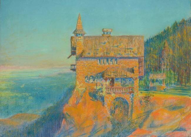 Vue de Ma Petite maison : côté nord François Garas
