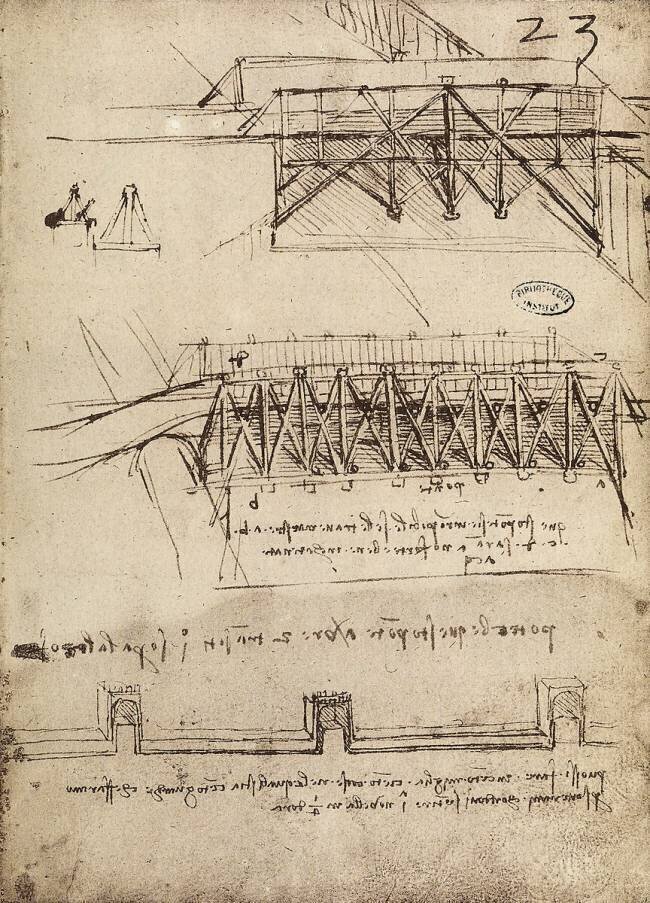 Codex B 2172 f Léonard de Vinci