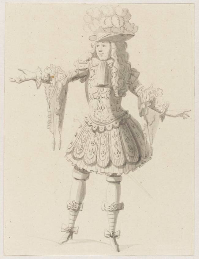 Dessin de costume Jean Berain Père