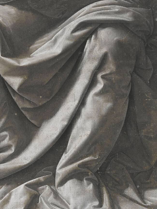 Draperie pour une figure assise Leonardo da Vinci