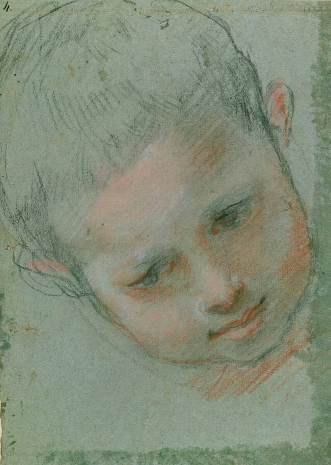 La tête d'un garçon Baroccio