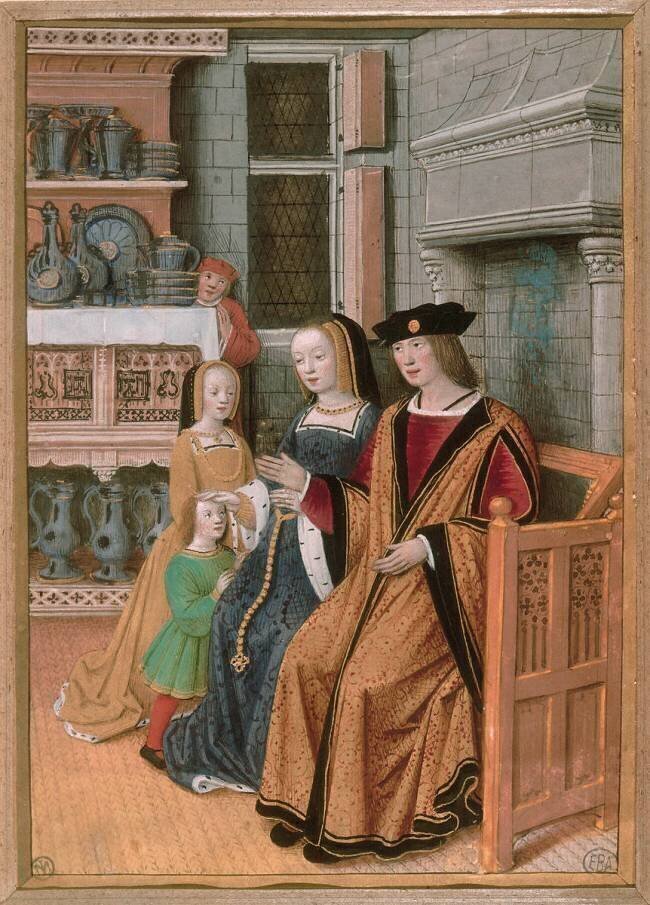 Les quatre états de la société : l'homme riche ou la Noblesse Jean Bourdichon