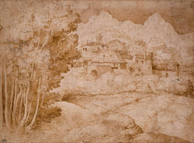 Paysage avec un fleuve Giorgione
