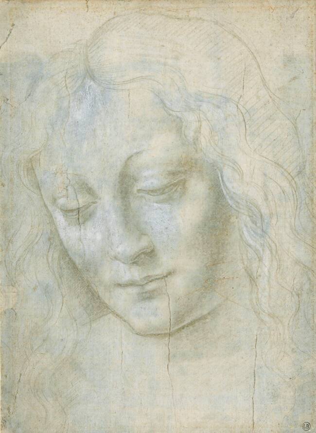 Tête de femme Léonard de Vinci