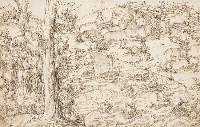 Une chasse au cerf Lucas Cranach l'Ancien