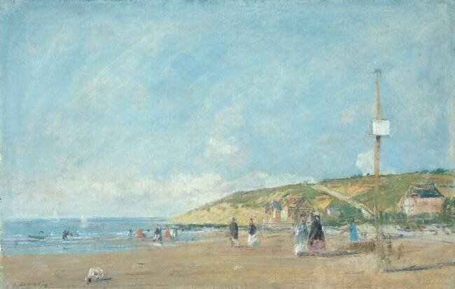 A Seashore Eugène Boudin