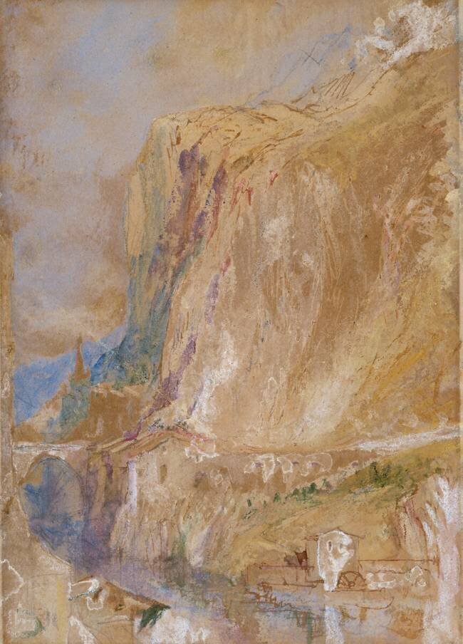A Valley in the Alps Joseph Mallord William Turner