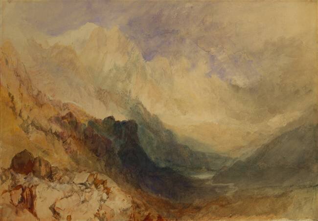An Alpine Valley Joseph Mallord William Turner