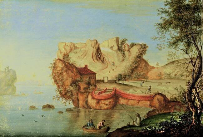 Anthropomorphic landscape Matthäus Merian