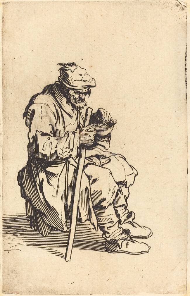 Beggar Eating Jacques Callot
