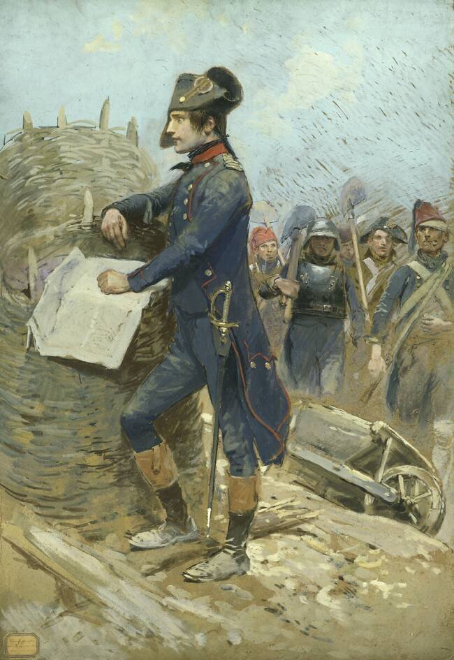 Bonaparte au siège de Toulon, 1793 Edouard Detaille