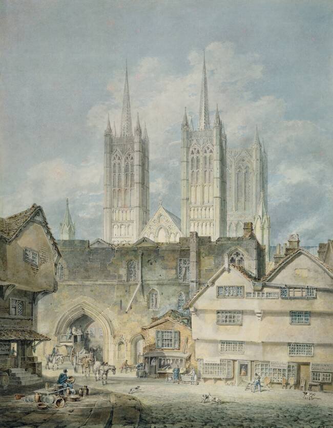 Cathedral church at Lincoln Joseph Mallord William Turner